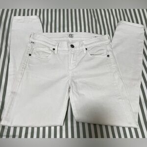 Citizens of Humanity Avedon low rise skinny white jeans